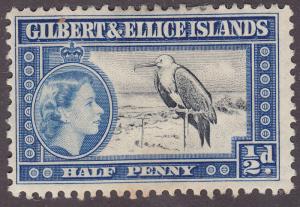 Gilbert & Ellice Islands 61 Great Frigate Bird 1956