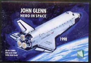 Booklet - Marshall Islands 1998 John Glenn Hero in Space ...