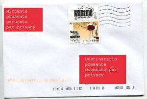 Rome Olympics with barcode isolated on cover