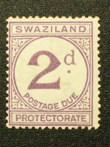 Swaziland Scott #J2 unused