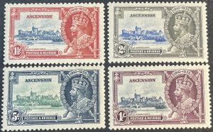 ASCENSION ISLAND # 33-36-MINT NEVER/HINGED--COMPLETE SET--1935