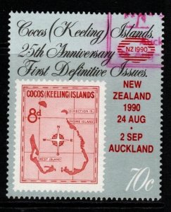 COCOS (KEELING) ISLANDS SG228 1990 NEW ZEALAND STAMP EXHIBITION FINE USED