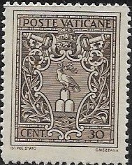 1945 Vatican City SC# 92 Mint