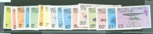 British Antarctic Territory #102-116 Mint (NH) Single (Complete Set)