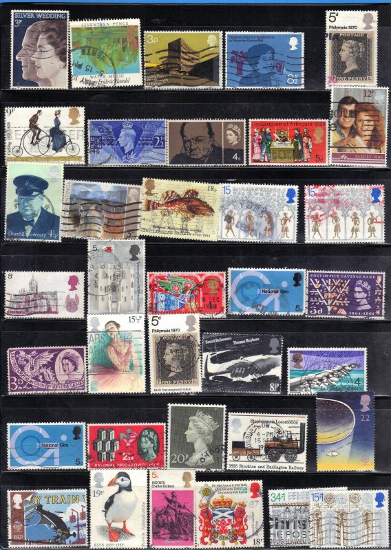 GREAT BRITAIN USED  LOT #2  SEE SCAN