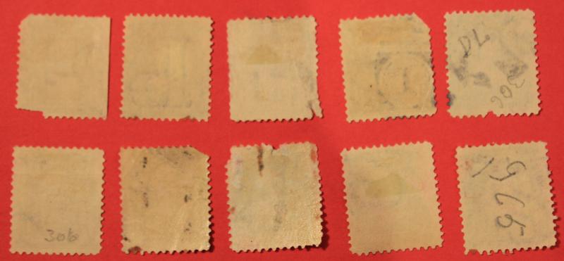 USA USED # 306 MARTHA WASHINGTON 8 CENT ISSUE X10