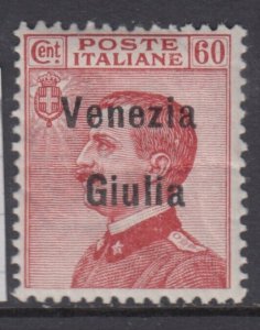 Italy - Venezia Giulia -  Sass. 28 cv 720$  SUPER CENTERED  MH*