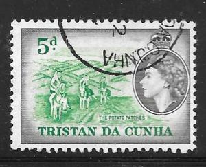 Tristan da Cunha 21: 5d Potato Patches, used, F-VF