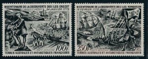 French Southern Antarctic Territory (FSAT) C26-C27 Mint NH, Ship