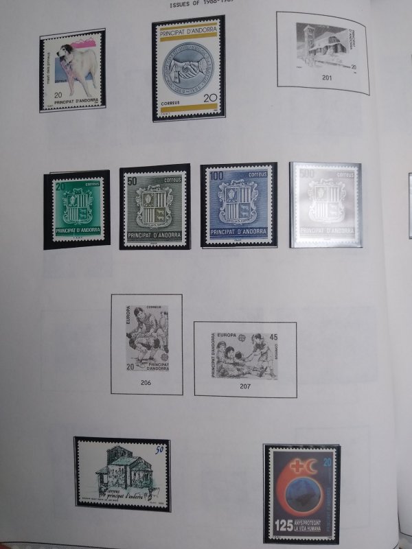 collection on pages Andorra (Spanish) PS: CV $329