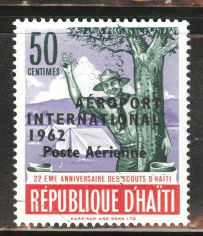 HAITI Scott C197 MH* airmail stamp 1960 Scout