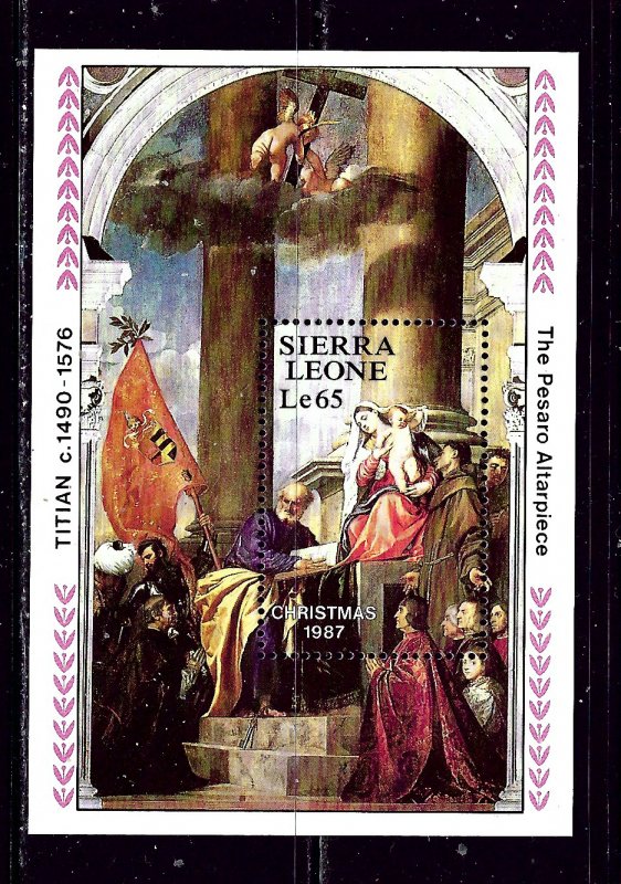 Sierra Leone 948 MNH 1987 Christmas S/S