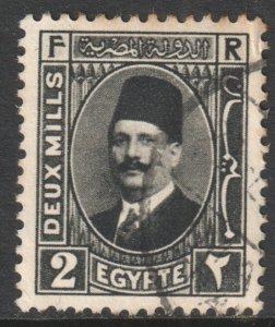 Egypt Scott 129, 1927 King Faud 2m used