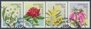 Australia SC# 4056a  SG 4130a Flora Used with fdc see details & scans