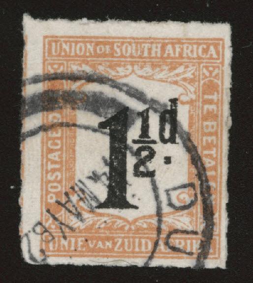 South Africa Scott J10 used 1922 postage due stamp