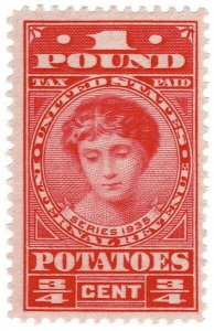 (I.B) US Revenue : Potato Tax ¾c