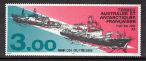 FRENCH ANTARCTIC 1997 Research Ship; Scott 225, Yvert 215; MNH