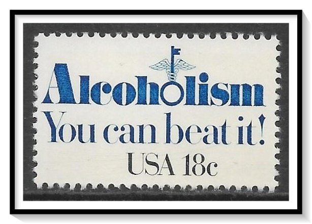 US #1927 Alcoholism MNH