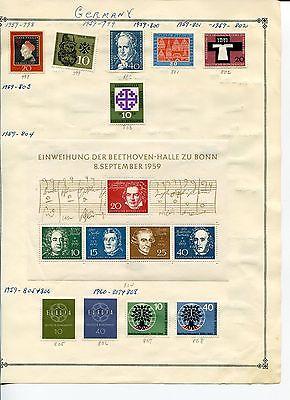 Germany Collection 1956/73 mostly mint 19 pages