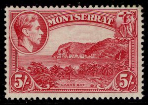 MONTSERRAT GVI SG110, 5s rose-carmine, M MINT. Cat £55. PERF 13