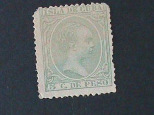 ​CUBA-SC#144 ERROR-KING ALFONSO- MISSING SOME COLOR ON TOP-:MNH VF-LAST ONE