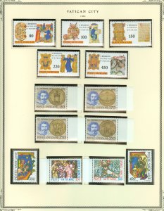 collection in album Vatican City most mint mostly complete to 2001 CI: CV $1778