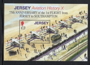 Jersey Sc 1356 2009 Aviation History stamp sheet mint NH