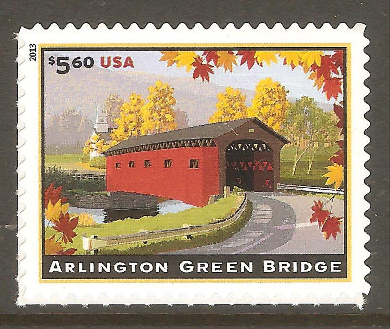 #4738 Arlington Green Single Mint NH