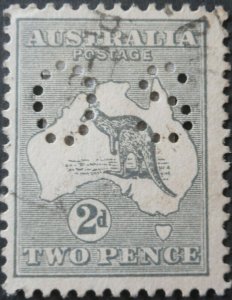 Australia 1915 Two Pence Kangaroo Official SG O31 used