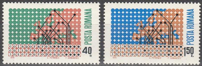 Romania #2165-6   MNH    (K1252)