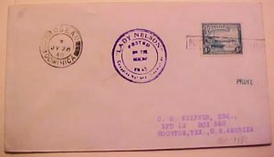 BERMUDA USED IN DOMINICA PAQUEBOT 1948 #2481C