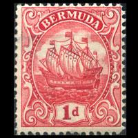 BERMUDA 1928 - Scott# 83 Caravel Ship 1p NH