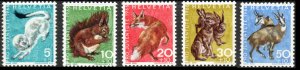 Switzerland  #B360-364  Mint NH CV $2.80