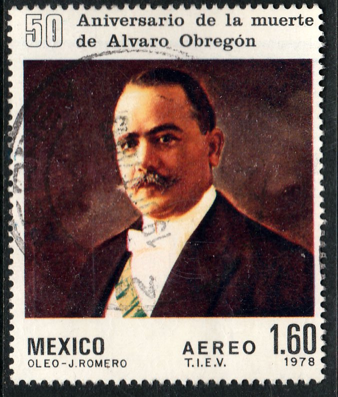 MEXICO C573, 50th Anniv of death of Pres Alvaro Obregon USED. VF. (681)