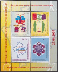 Kosovo #67a MNH mini sheet