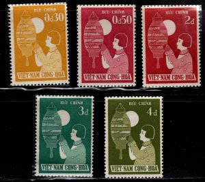 South Viet Nam  Scott 83-87 MNH** Childrens festival set