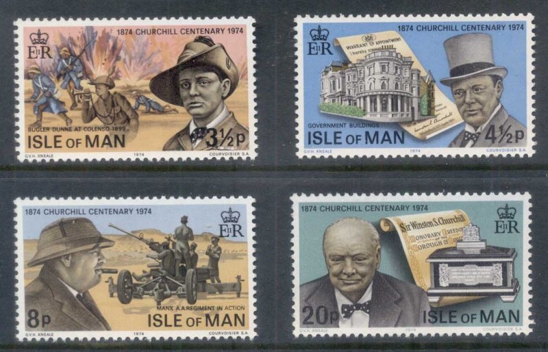 Isle of Man 1974 Winston Churchill MUH