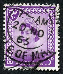 IOM SG2a 3d Deep Lilac on Chalky Paper Fine used cat from 6.50 pounds