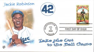 #4341 Take Me Out to the Ballgame QCR FDC