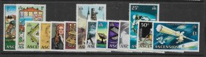 ASCENSION SG135/48 1971 SPACE DEFINITIVE SET MNH