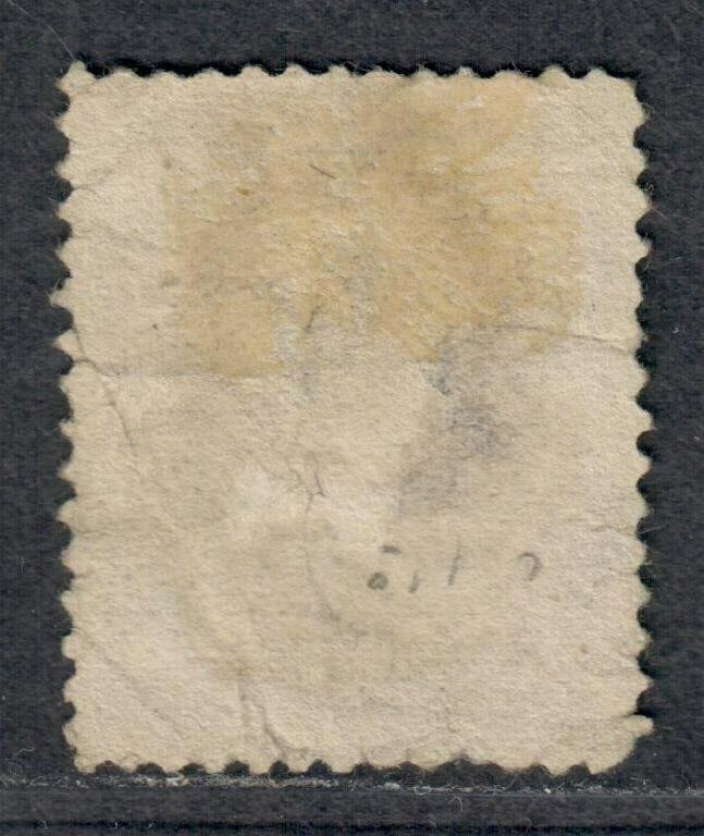 $US Sc#218 used, fine, thin+creases, Cv. $225