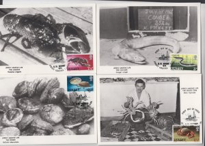 Jersey 1973 Marine Life - set 4 Maxicard