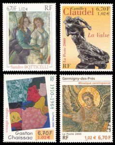 France 2000 Scott #2756-2759 Mint Never Hinged