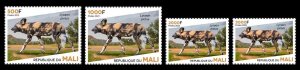 MALI 2023 - FULL SET 4V - WILD AFRICAN DOG DOGS CHIEN CHIENS - RARE MNH-