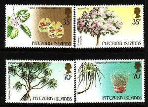 Pitcairn-Sc#-229a,b-30a,b- id12- unused NH set-Local trees-1983-