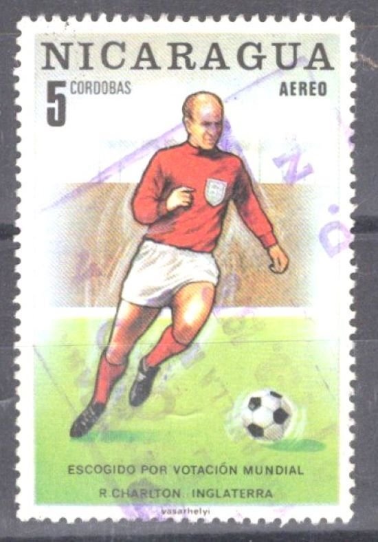 ZAYIX Nicaragua C716 Used Sports World Cup Soccer Bobby Charlton 102922S18