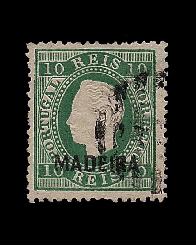 VINTAGE:MADEIRA-PORTUGAL 1871 USD LH SCOTT 20 $52.50 LOT #1871X220