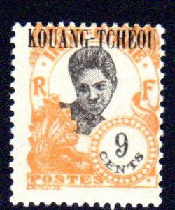 France Kwangchowan (廣州灣) #66, mint hinged