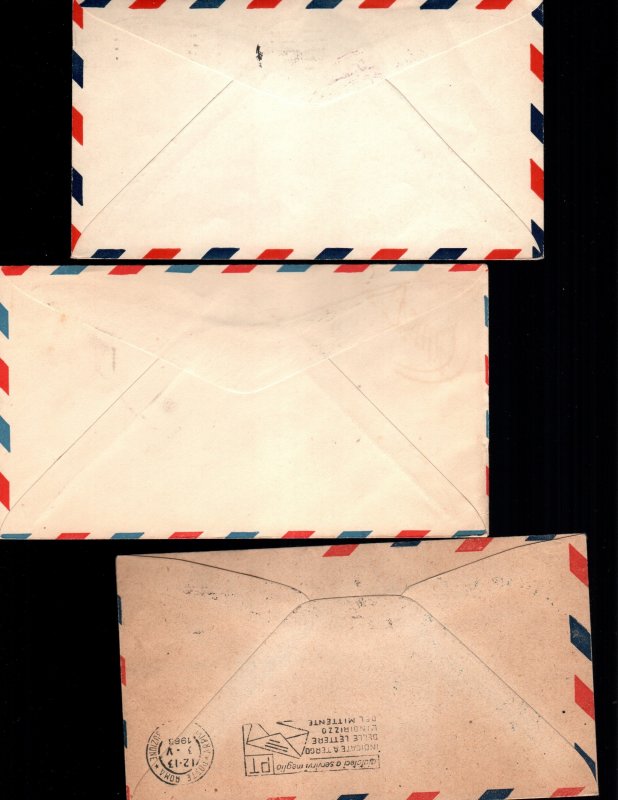 US 3 used first flight  covers