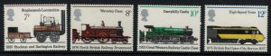 Great Britain 1975 SG984-987 150th Anniversary of Public Railways - MNH